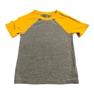🐡 Cat & Jack Gold and Gray Short Sleeve Tee